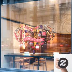 Customise Nail Salon Heart Nail Tools Polish 