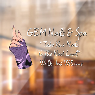 Customise Nail Salon Spa Promotional Traffic 