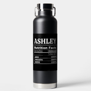 Customise Name Add Bridesmaid Bride Zodiac Sign Water Bottle