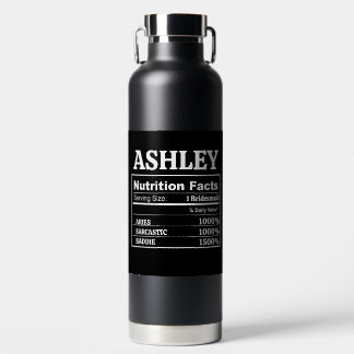 Customise Name Add Bridesmaid Bride Zodiac Sign Water Bottle