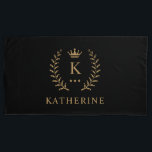 Customise Name & Initial Black White Gold Monogram Pillowcase<br><div class="desc">Introducing our Customise Name & Initial Black White Gold Monogram collection – a bespoke fusion of sophistication and personalisation. Tailored for those who appreciate unique details, this collection allows you to add your name and initials to a timeless black and white palette, elegantly accented with gold monogramming. Whether you're looking...</div>