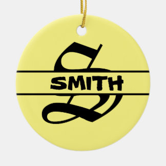 Customise Name Letter ornament
