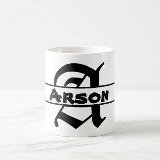 Customise Name Letter ornament  Coffee Mug