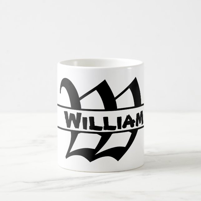 Customise Name Letter ornament  Coffee Mug (Center)