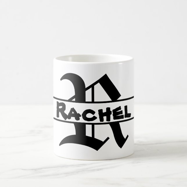 Customise Name Letter ornament  Coffee Mug (Center)