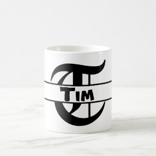 Customise Name Letter ornament Coffee Mug