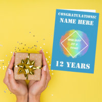 Customise Name/Milestone One Day At A Time - NA