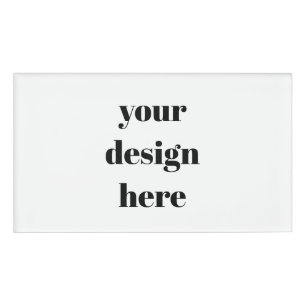 Customise  name tag