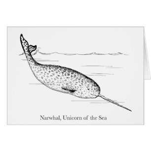 Customise Narwhal Whale Unicorn of the Sea