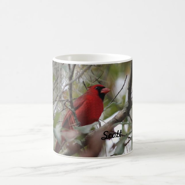 Customise Nice Cardinal photo Coffee Mug (Center)