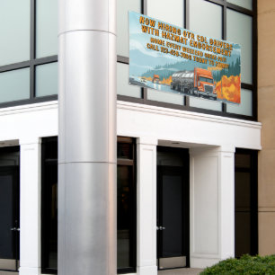 Customise Now Hiring Certified Hazmat CDL Drivers Banner