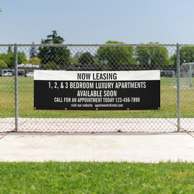 Customise Now Leasing Apartments For Rent  Banner (Insitu)