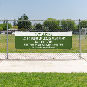 Customise Now Leasing Apartments For Rent Banner