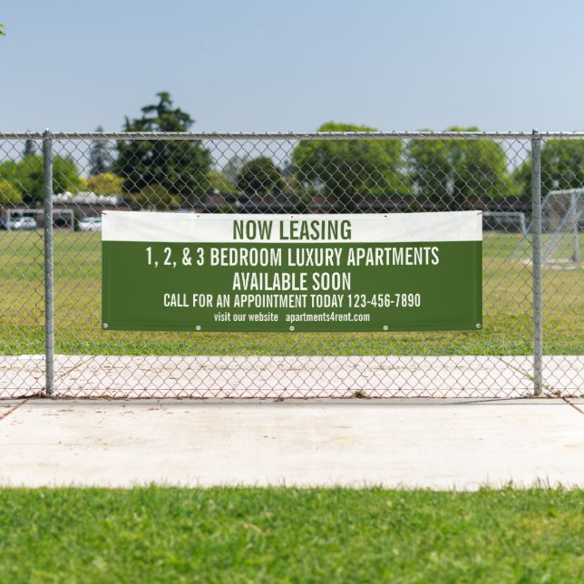 Customise Now Leasing Apartments For Rent  Banner (Insitu)