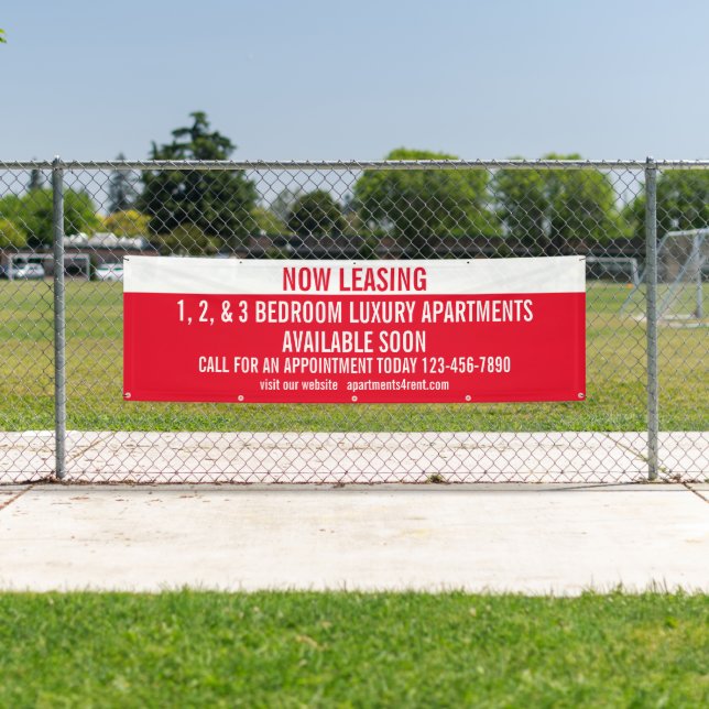 Customise Now Leasing Apartments For Rent  Banner (Insitu)