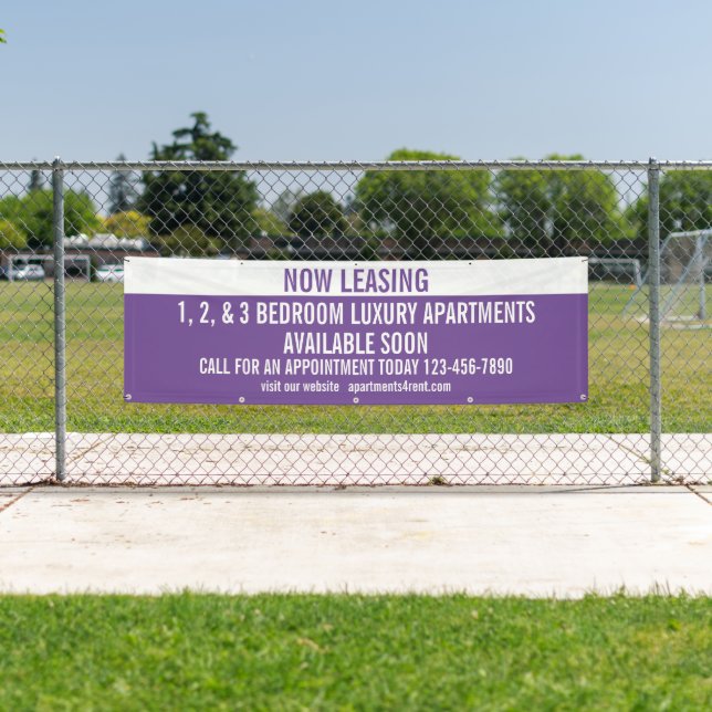 Customise Now Leasing Apartments For Rent  Banner (Insitu)