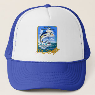 Customise Ocean Sports Fishing Charter Boat Busine Trucker Hat
