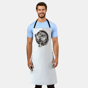 Customise Old Fashioned Barber Shop  Apron
