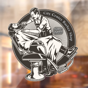 Customise Old Fashioned Barber Shop Large Promo