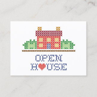 Customise Open House Business Card
