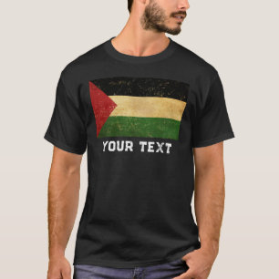 Customise Palestinian Flag Vintage T-Shirt