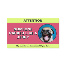 Customise Parked Like a Jerry, funny parking prank