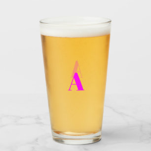 Customise, personalise Alphabet initial letter Glass