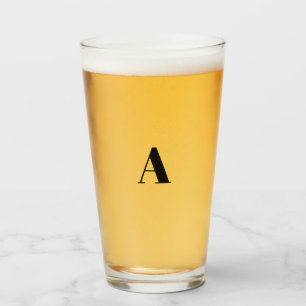 Customise, personalise Alphabet initial letter Glass