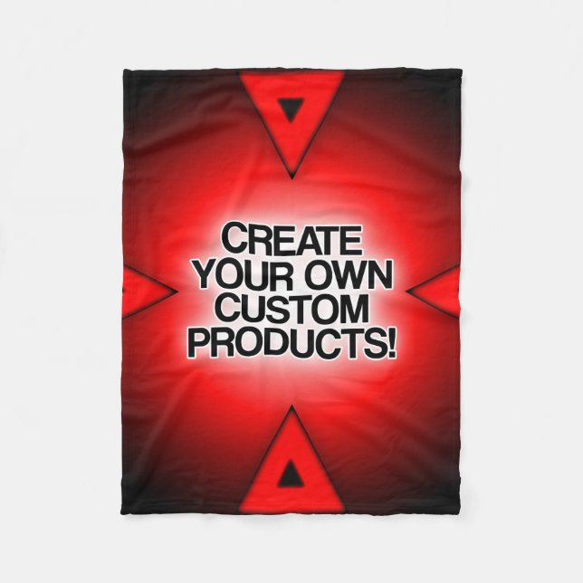 Customise / Personalise / Create your own Fleece Blanket (Front)