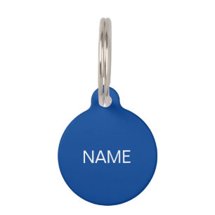 Customise, personalise Double sided Name Info dog Pet Tag