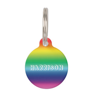 Customise, personalise  LGBTQ dog, pet Name, Info Pet Tag