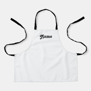 Customise personalise with NAME monogram Apron