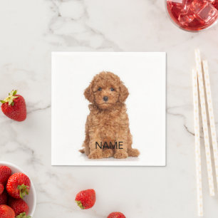 Customise, personalise with photo, name, text napkin