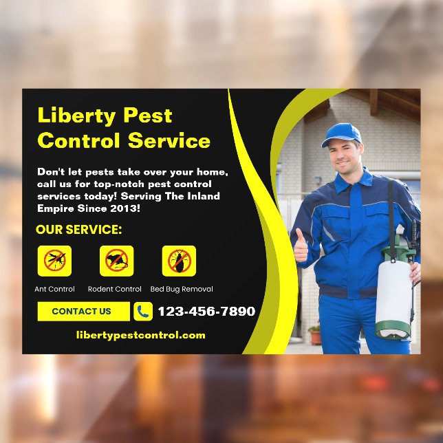 Customise Pest Rodent Control Business Text Photo  (Sheet 2)