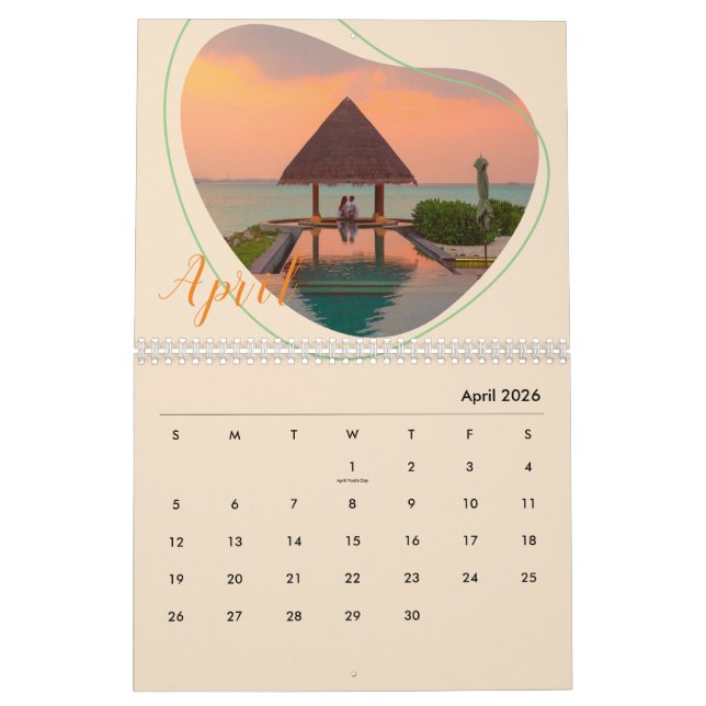 Customise Photo  Calendar (Apr 2026)