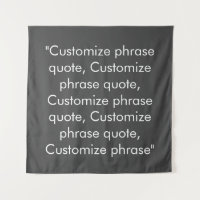 Customise phrase quote elegant dark grey white