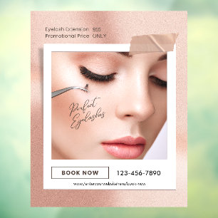 Customise Pink Elegant Aesthetic Eyelash Extension