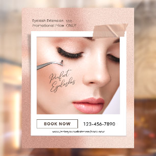 Customise Pink Elegant Aesthetic Eyelash Extension