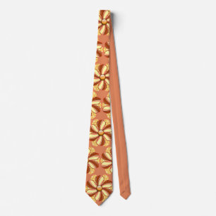 Customise Pretty Flower Design Tie