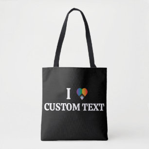 Customise Pride Flag LGBTQ Love Rainbow Traveller Tote Bag