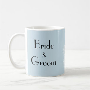 Customise Product Blue Retro Wedding Dancers Coord Coffee Mug