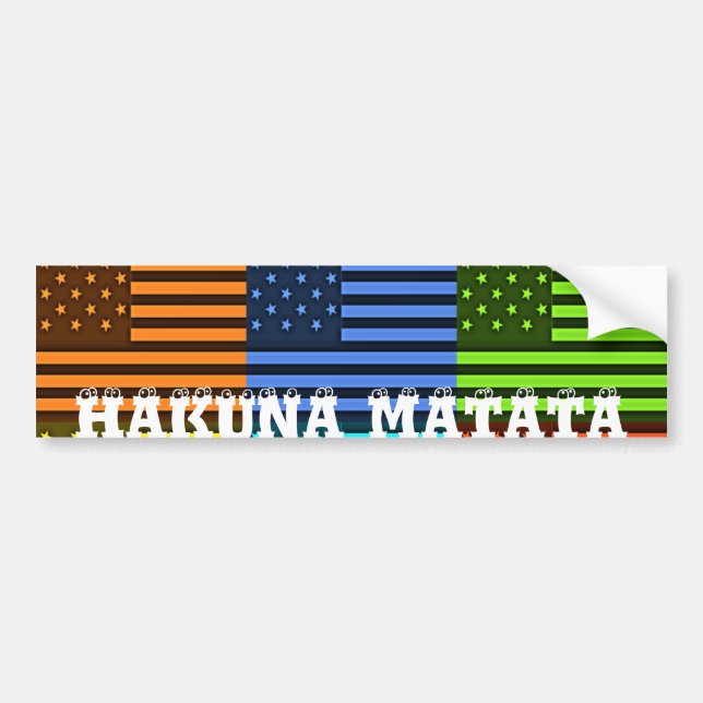 Customise Product Bumper Sticker (Front)