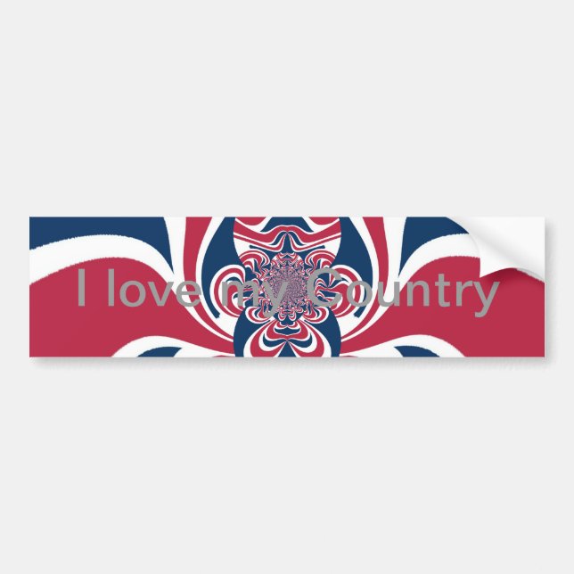 Customise Product Bumper Sticker (Front)