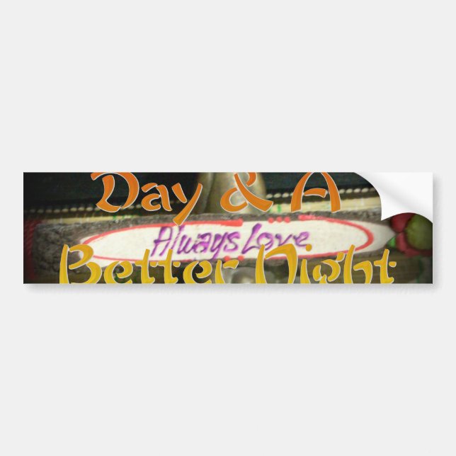 Customise Product Bumper Sticker (Front)