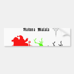 Customise Product Bumper Sticker