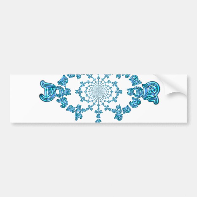 Customise Product Bumper Sticker (Front)