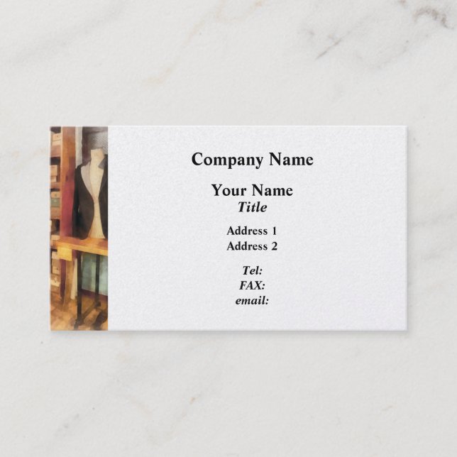 Customise Product Business Card (Front)