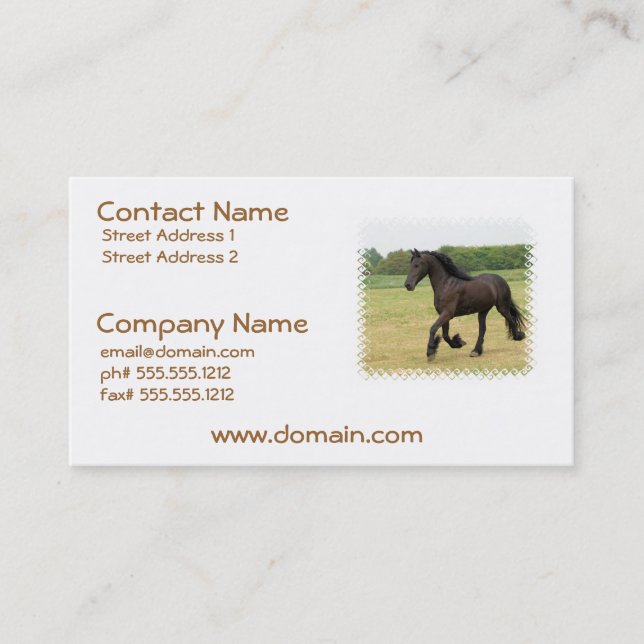 Customise Product Business Card (Front)