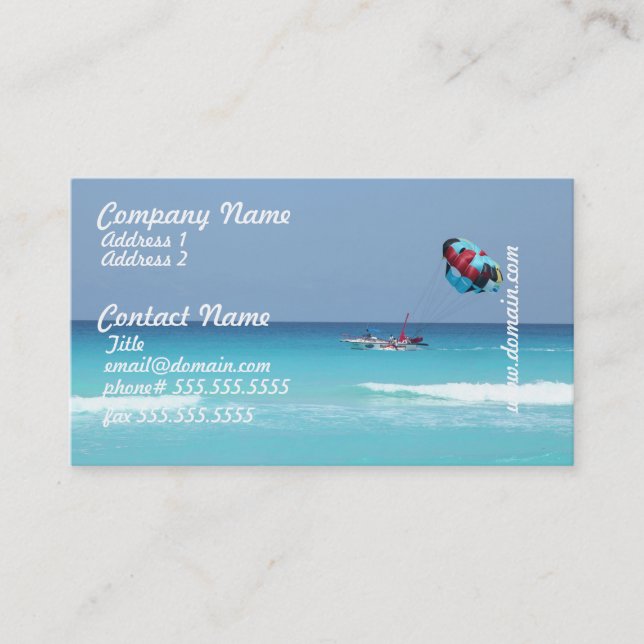 Customise Product Business Card (Front)