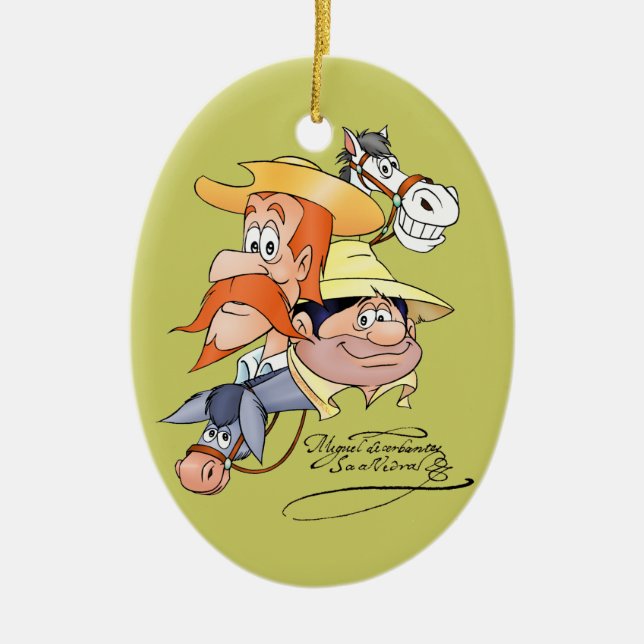 Customise Product Ceramic Ornament (Front)